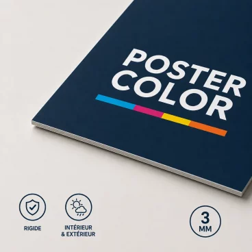 Panneau Alu Dibond 3 mm personnalisé avec impression couleur haute définition