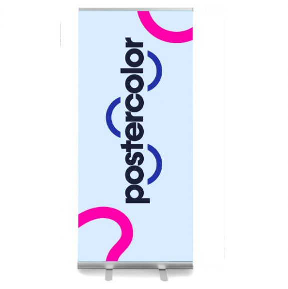 kakemono rollup couleur alu postercolor