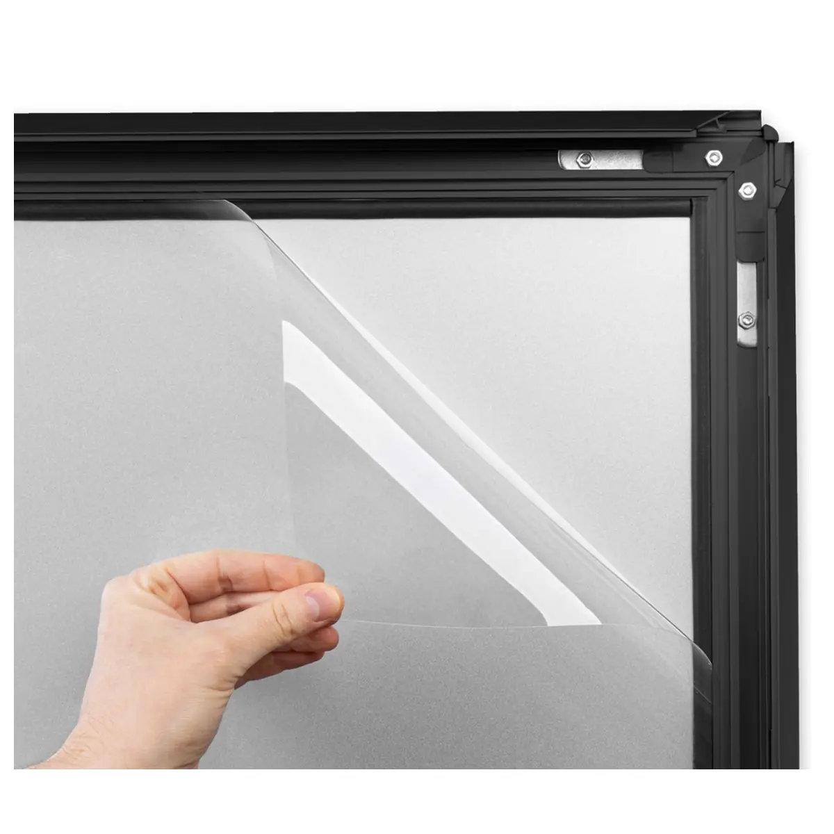 Film de protection transparent du stop-trottoir noir